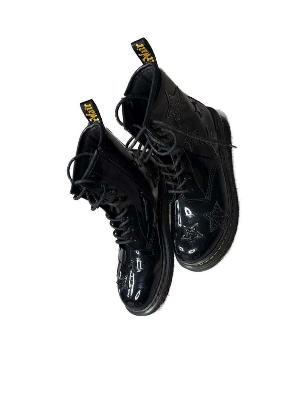 Dr. Martens 1460 Junior Patent Lamper Star Flare Boots size 6 women’s